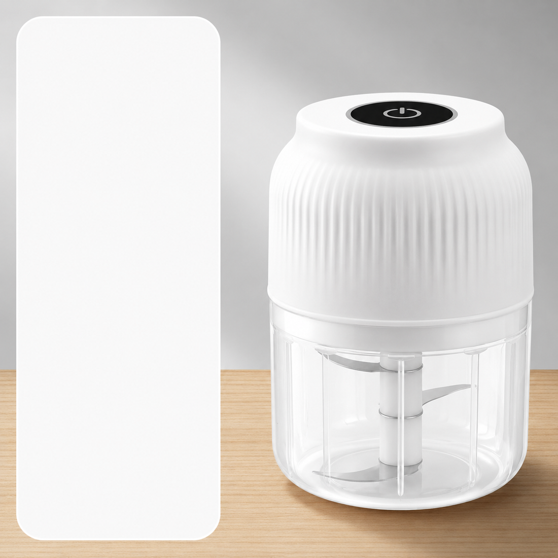 250ML Mini USB Rechargeable Electric Food Chopper Garlic Vegetable Crusher