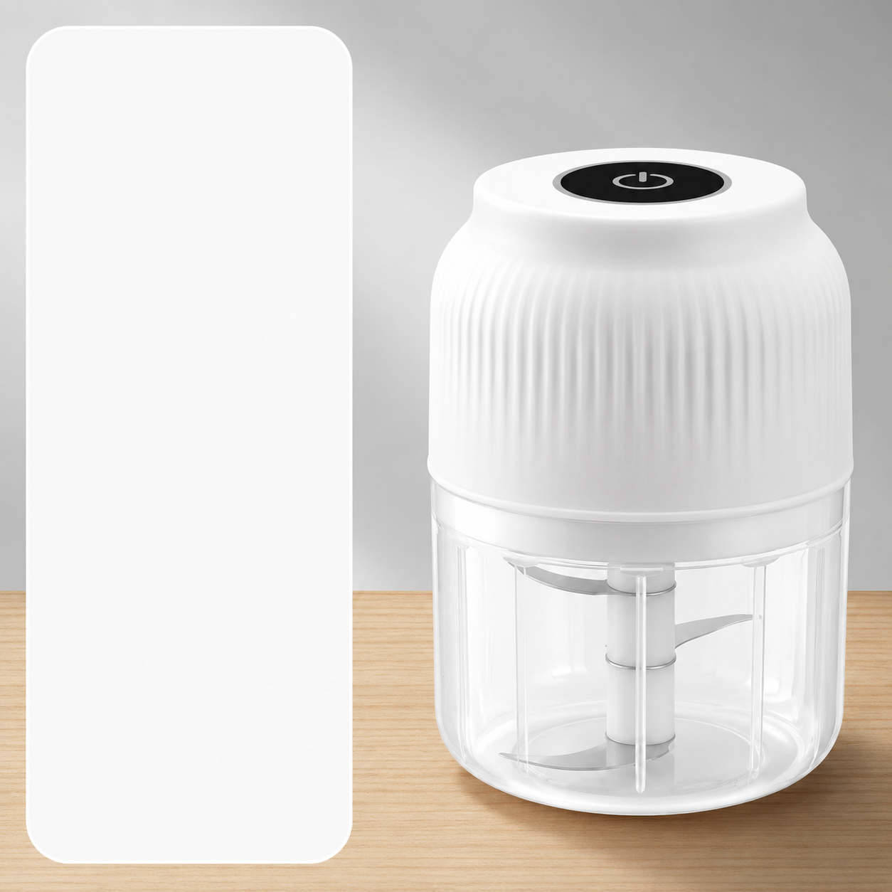 250ML Mini USB Rechargeable Electric Food Chopper Garlic Vegetable Crusher