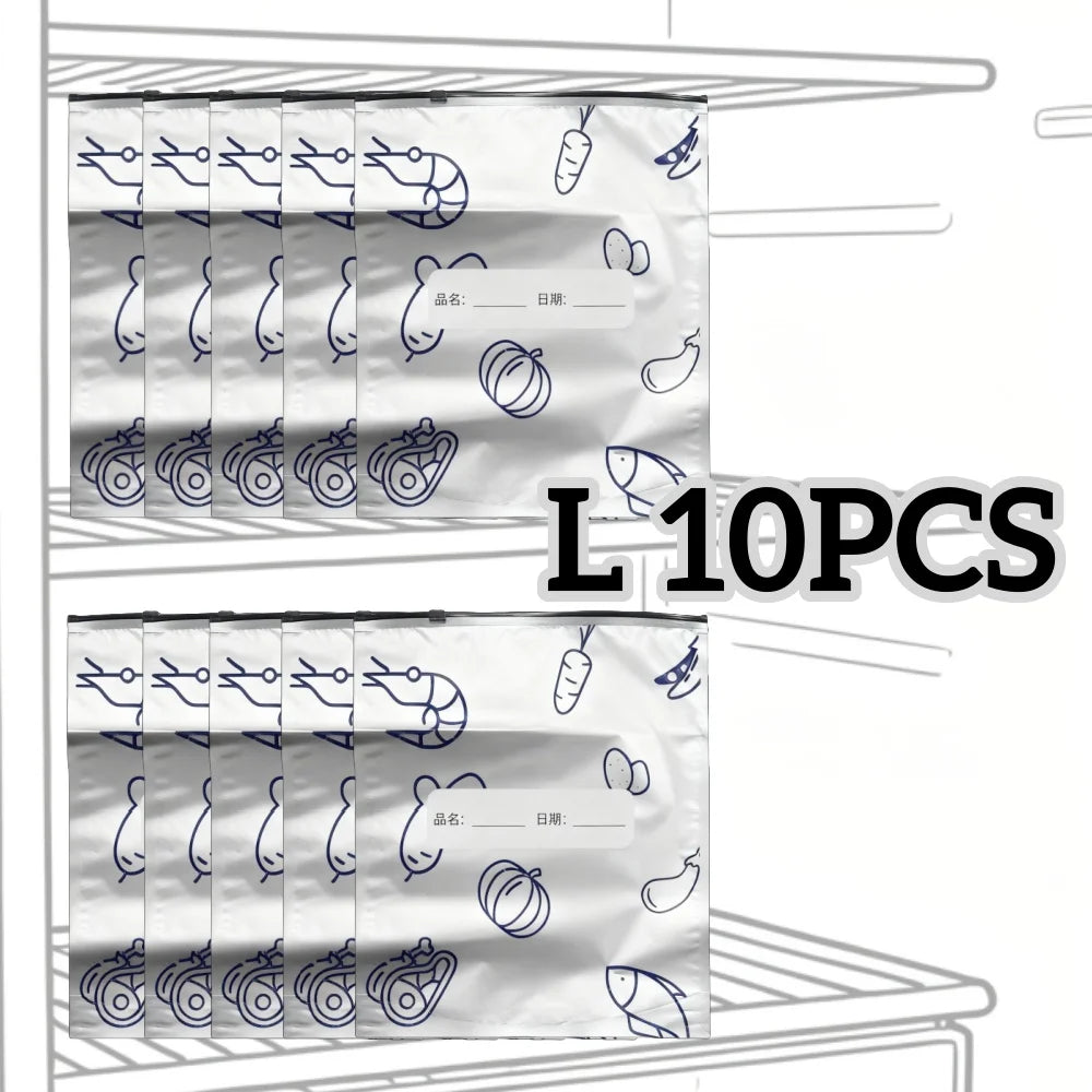 Reusable Aluminum Foil Food Storage Bags | Freezer & Pantry Organizer