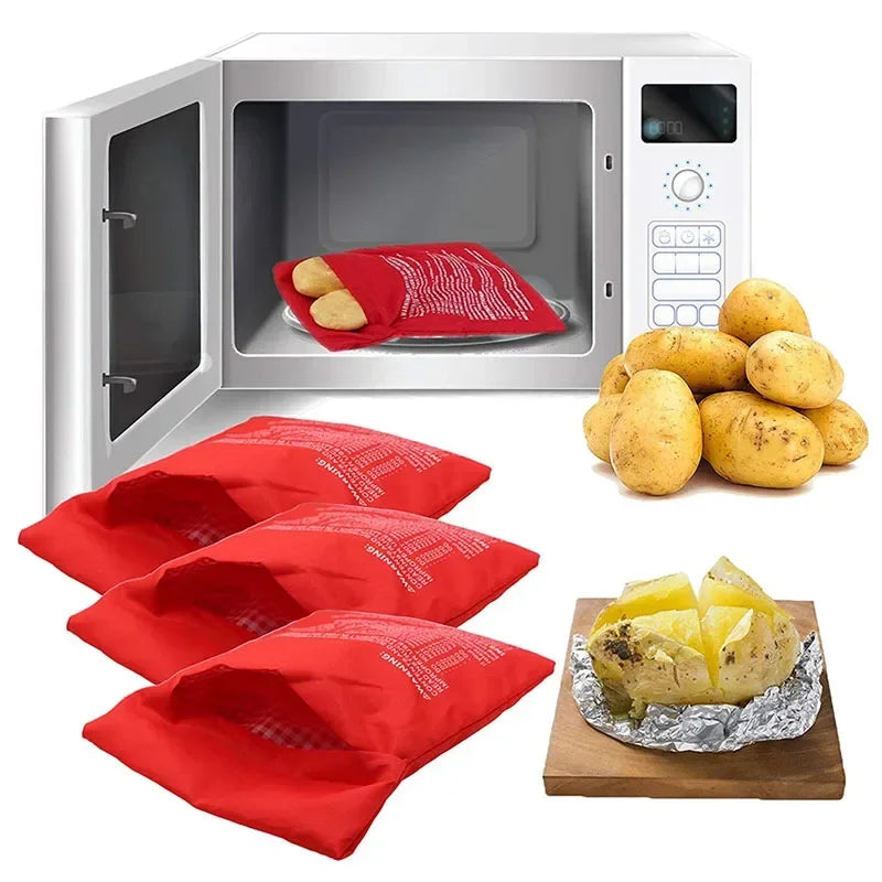 Reusable Microwave Potato Cooking Bag | Fast Baked Potato Cooker | Cook Nest Co.