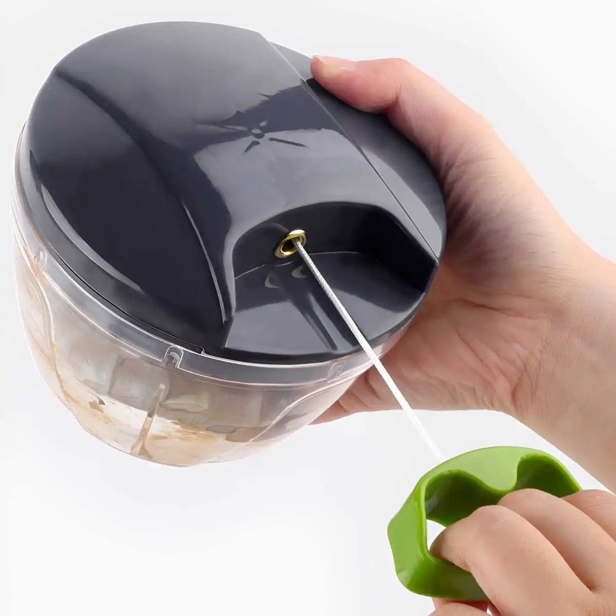 600/1000ML Manual Food Chopper Hand Pull String Vegetable Cutter Garlic Onion Food Processor